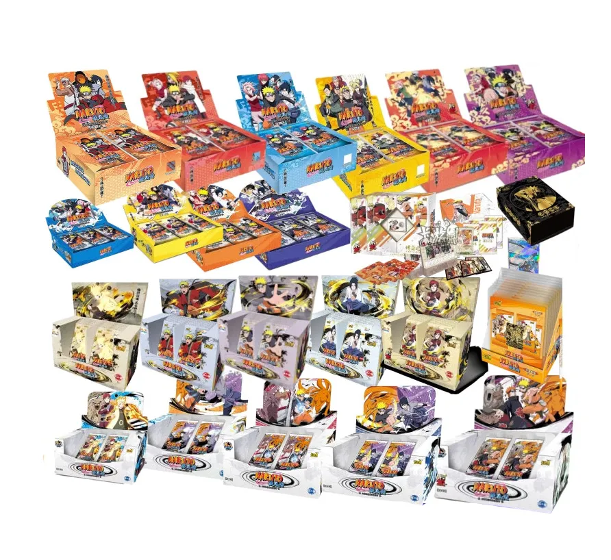 Commercio all'ingrosso 21 versione scatola Narutos carte da gioco CCG kawyone collezione di carte da gioco Narutos kawyone Trading Anime Card