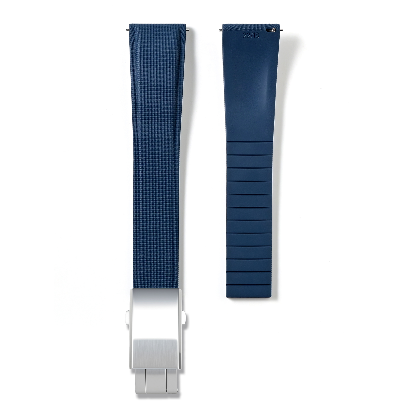 Navy Blue+Silver Buckle