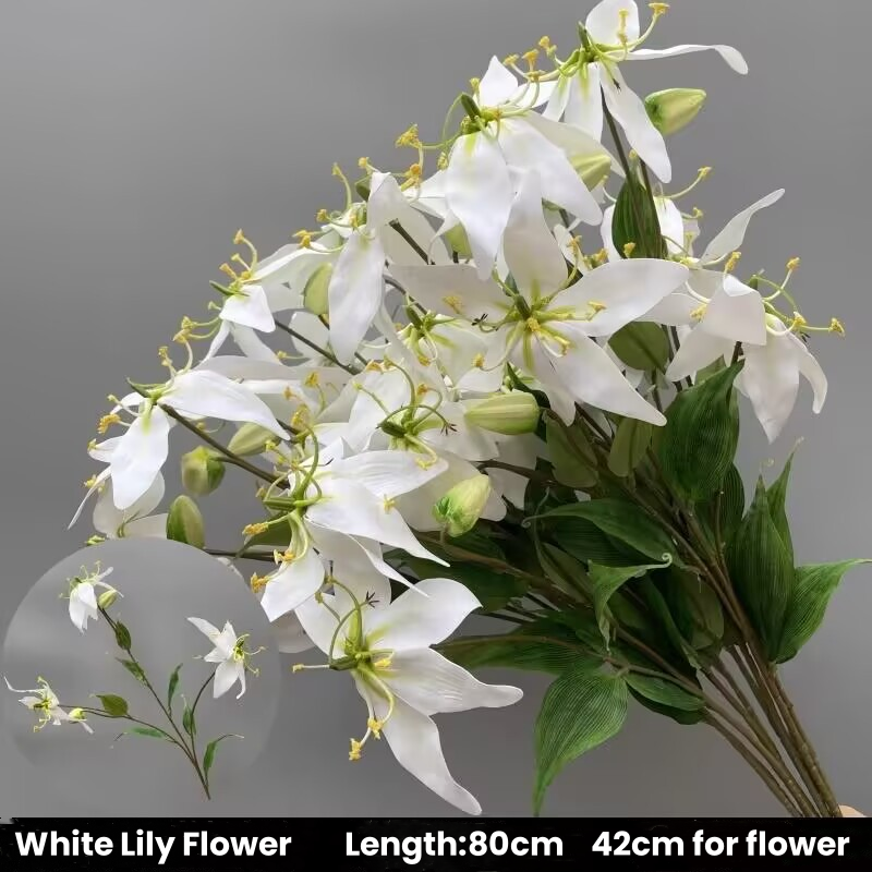 16# Fleur de lys blanc