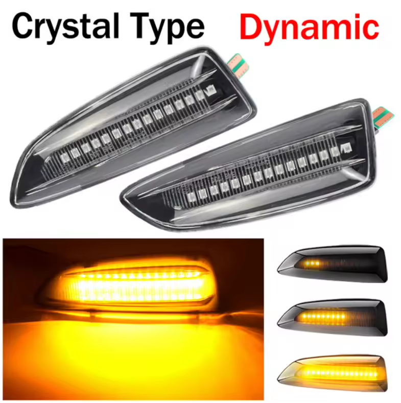 Clear Crystal Lens Sequential Amber