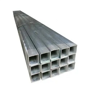 BS1387 Q235碳钢管40X40空心截面矩形方形镀锌建筑装饰钢管 - Product Image 1