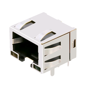 6116075-7 uyumlu THT yan giriş 1 Port Ethernet RJ45 modüler konnektör korumalı Cat5 - Product Image 6