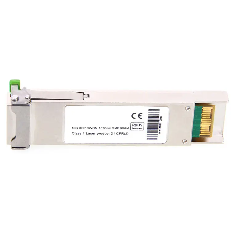 Module émetteur-récepteur optique duplex de haute qualité 10G XFP CWDM 1530nm 80KM DOM SMF LC