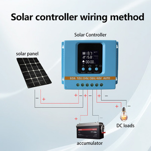 Прямые продажи с завода 60A40A 12V24V36V48V широтно-импульсная модуляция, контроллер солнечной зарядки с ЖК-дисплеем - Product Image 2