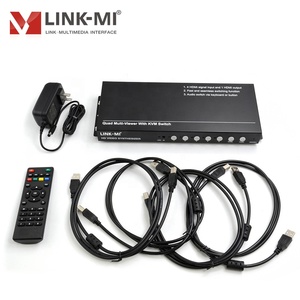 LINK-MI 4x1高清视频多查看器，带KVM & 无缝切换器HDMI + USB输入4显示模式USB鼠标 & 键盘FHD 1080P - Product Image 6
