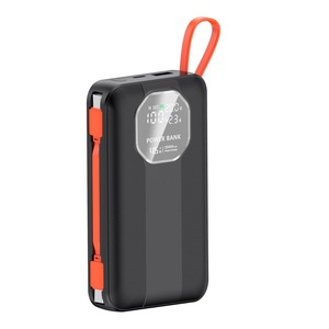 工厂低价5000毫安时电源组迷你电源组配有有线内置电缆电源组 - Product Image 2