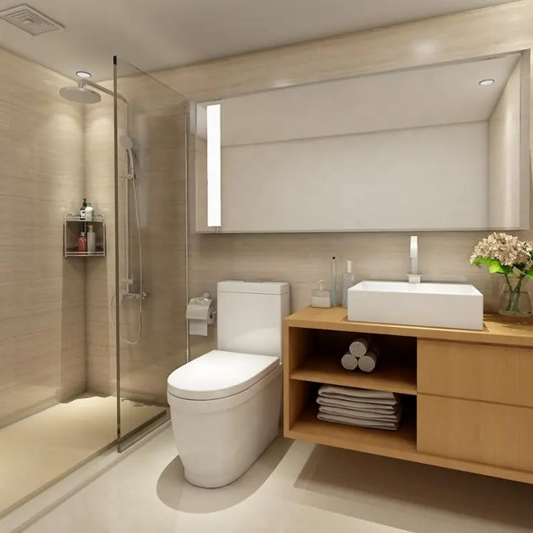 I produttori vendono unità da bagno modulare prefabbricata integrale box doccia pod uso interno