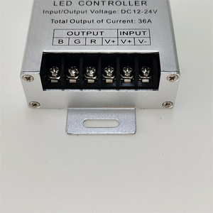 LED Dimmer Aluminum Shell <strong>Controller</strong> 3-4 Channels Power Supply Light Strip 5050 2835 SMD 36A <strong>Input</strong> Led RGBW <strong>RGB</strong> Amplifier - Product Image 3