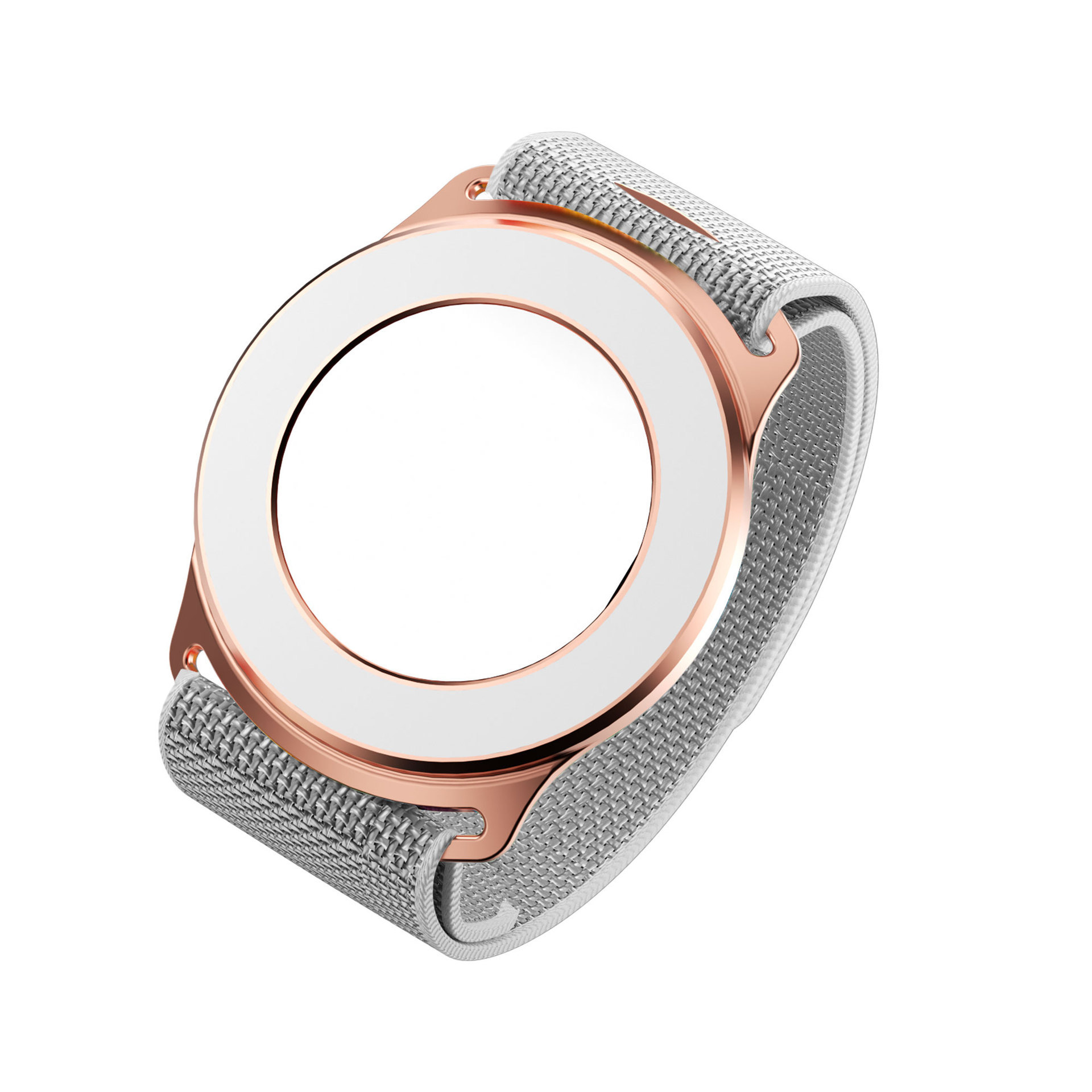 Rose Golden with grey wristband and mirror