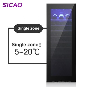 68 Bottles Compressor Slim Wine Refrigerator <strong>Chiller</strong> 70 60-bottle Wine Cooler