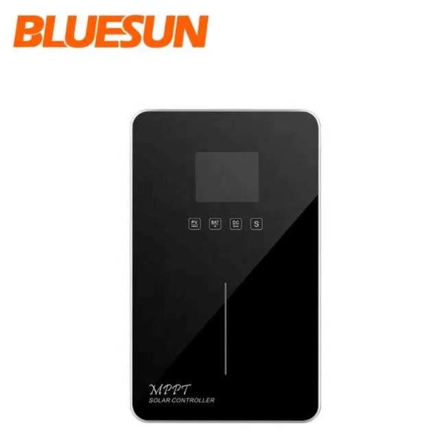 Bluesun Pengisi Daya Panel Surya, Pengontrol Charger Panel Surya Inverter Daya Mppt dengan Charger 12V 24V 30A 50 60A Amp