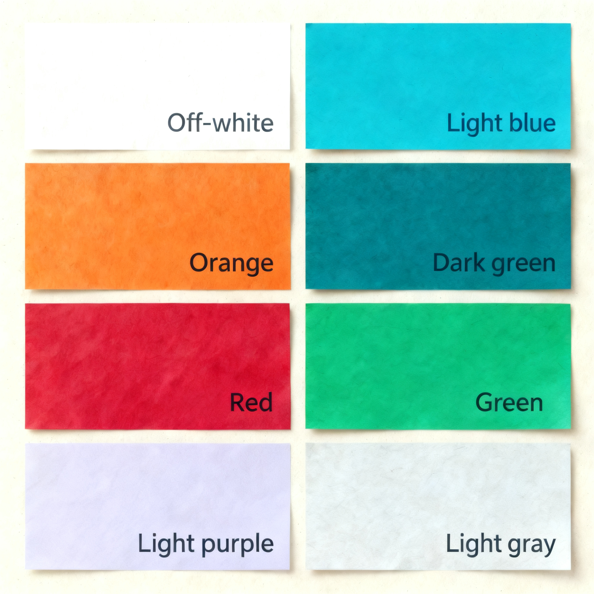 colores personalizados