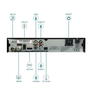 NEWMAX-decodificador de tarjetas TG-1140E, decodificador de señal satelital DVB-S S2 S2X DVBT T2