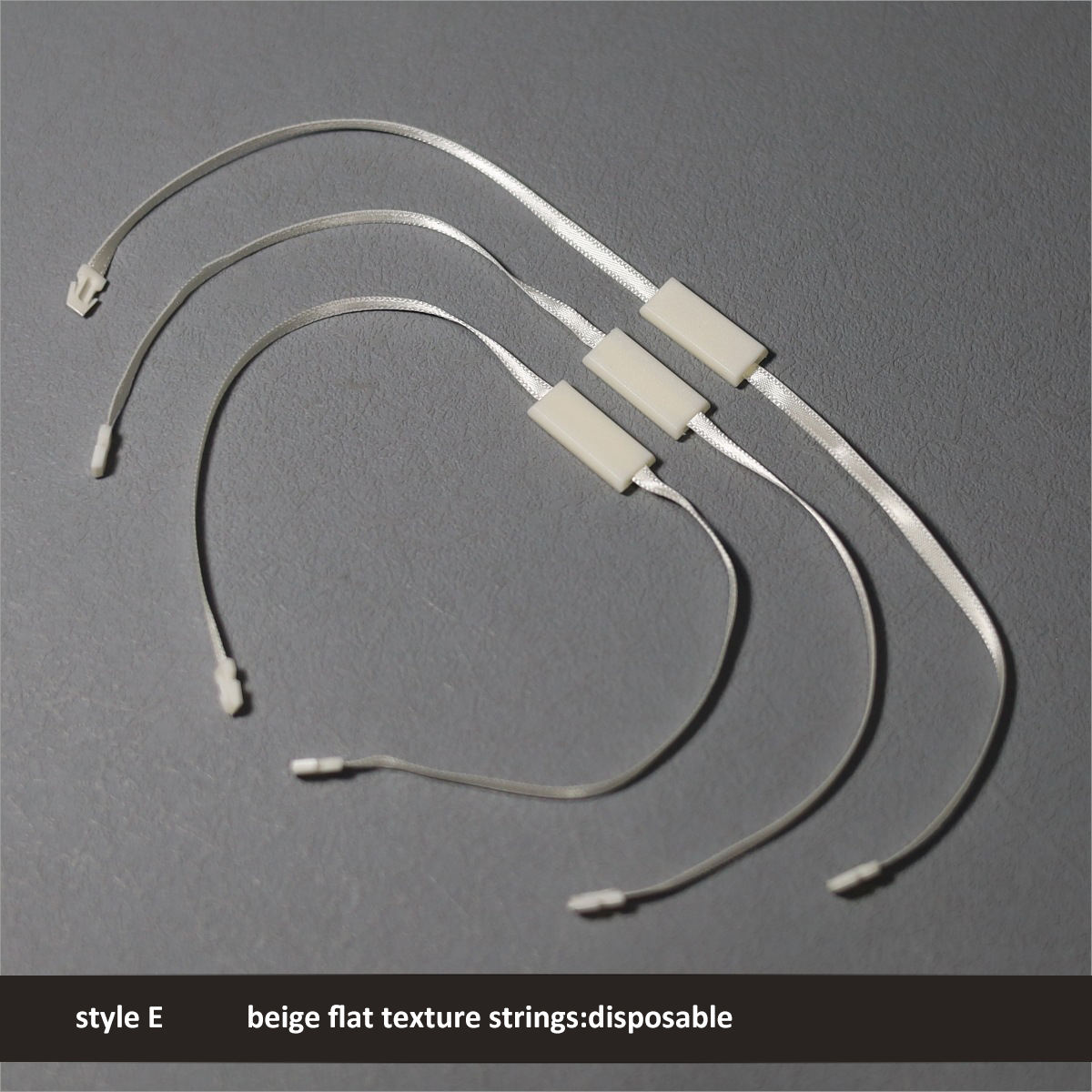 style E beige Flat double lock