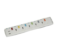 Enchufe de extensión Universal, toma de corriente múltiple con USB - Product Image 5