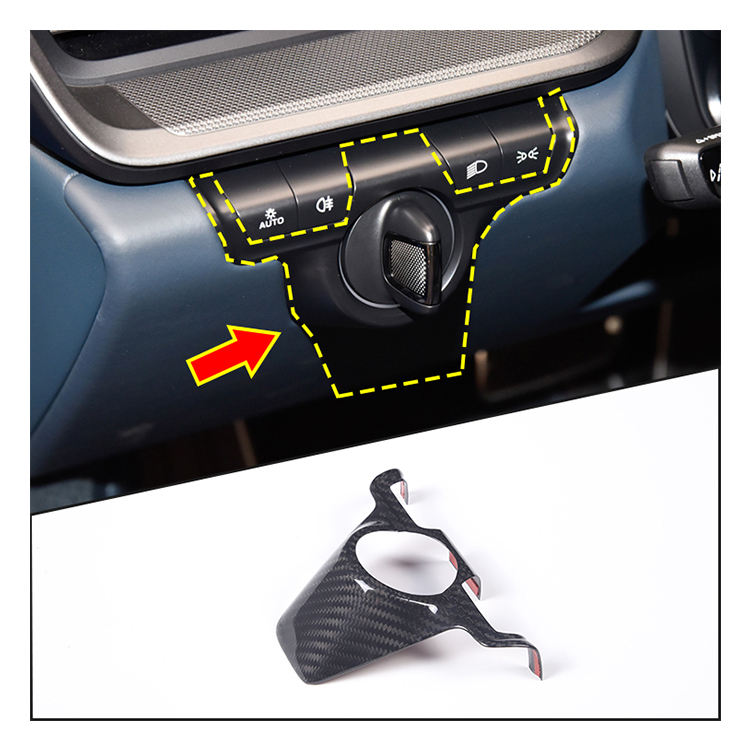 Panneau de décoration de commutateur de phare