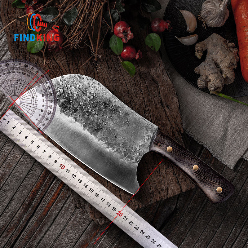 FINDKING Handmade Forged Chef Knife 4Cr13Mov Forged Chinese Cleaver Professional Kitchen Knives Meat Vegetables Slicing Knife