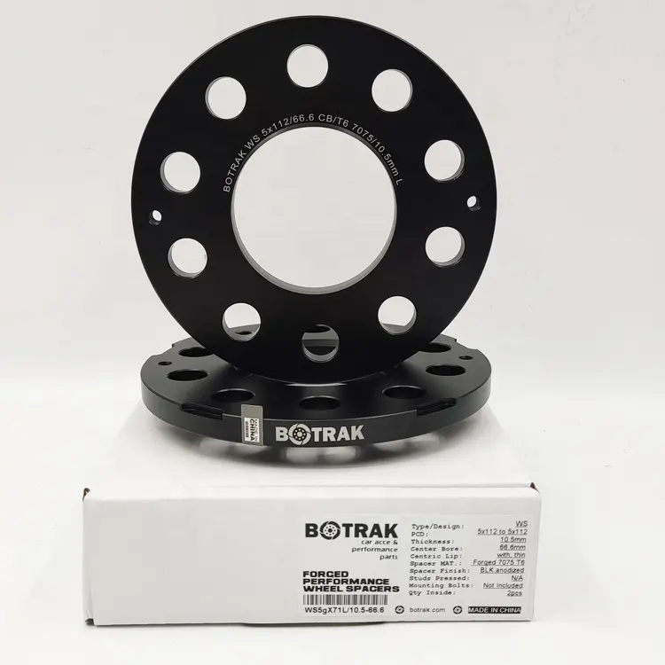 BOTRAK forgiato t6 7075 10.5mm 5x112 mozzo centric distanziale ruota per mercedes benz classe E w124 w210 w211 w212 w213