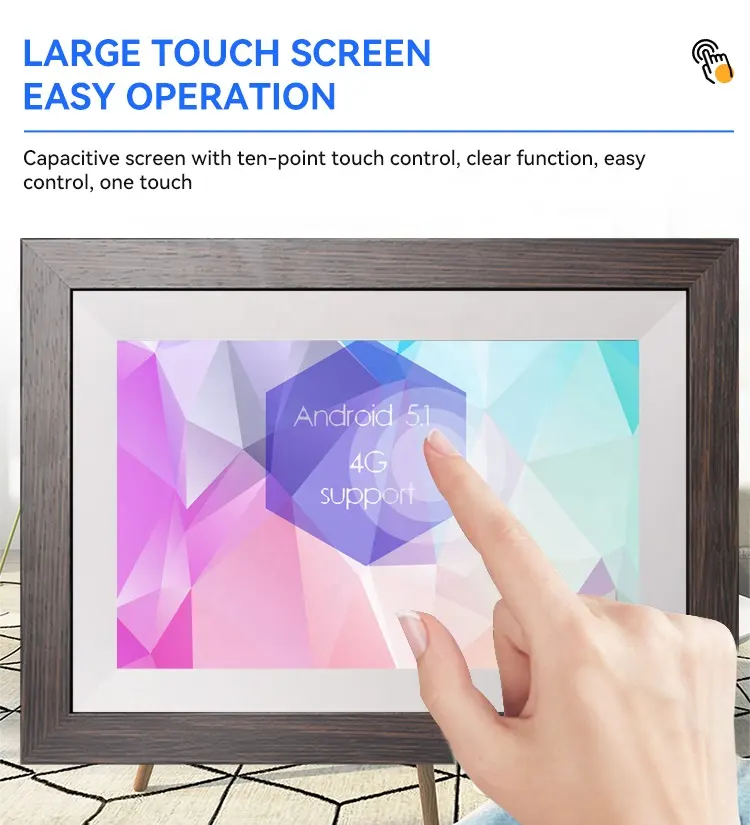 Usingwin 10,1 дюймовым HD монитором под управлением TFT-LCD цифровая фоторамка с MP3 MP4 сменяющимися изображениями удалённым рабочим столом видеопроирыватель