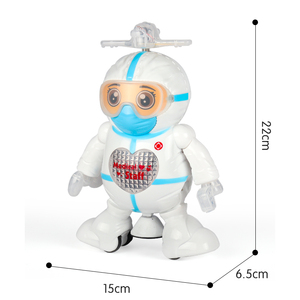 IQOEM多機能リモートコントロールおもちゃロボットウォーキングとプラスチック音楽ロボットセット科学 & エンジニアリングおもちゃロボットおもちゃを購入する - Product Image 4
