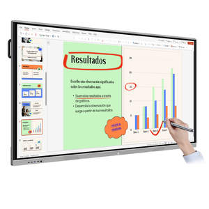 55 65 75 85 86 98 110 inç kalem parmak dokunmatik interaktif düz Panel 4k Lcd dijital interaktif akıllı panoları için okullar öğretim