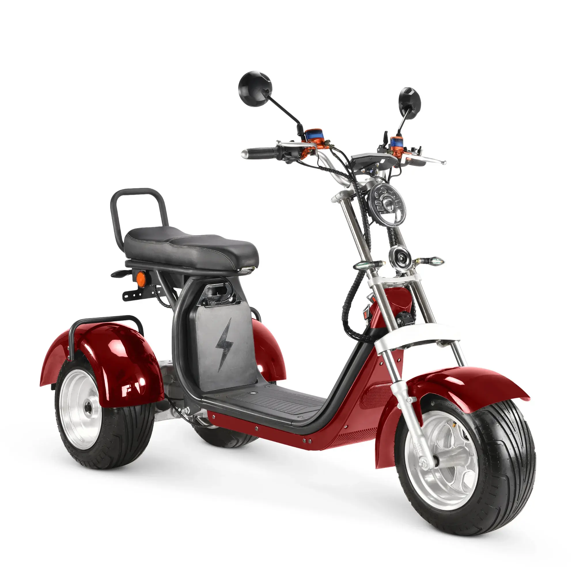 Eu Eec Coc 3-wielige Motorfiets Levering Aan Deur Elektrisch Voor Volwassenen Elektronische Ce Oem 60V Elektronische Scooter 4000w60v55ah LI-ON