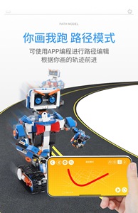 MOULDKING APP/RC 635 pcs Blöcke Spielzeug bauen 13063 AIMUBOT Bausteine App-Programm Robot Series Brick - Product Image 5