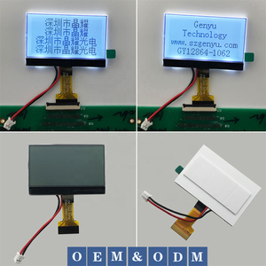2,15 "128x64 LCD-Anzeige Mono-Anzeige 6800 8000 Parallele Schnitts telle St7567 30Pin Fpc 128*64 LCD fstn Zahnrad-LCD-Anzeige