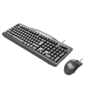 Logotipo personalizado de la computadora de negocios teclado con cable ratón Combo ruso con cable teclado y ratón conjunto - Product Image 6
