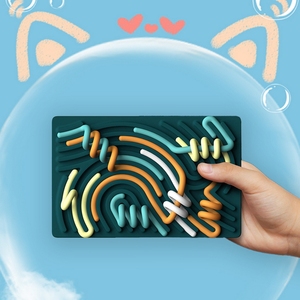 Căng thẳng lo lắng im lặng Silicone cảm giác hoạt động Hội Đồng Quản trị trẻ em bận rộn Hội Đồng Quản trị động đậy đồ chơi trẻ em câu đố Silicone giải nén Hội Đồng Quản Trị - Product Image 5