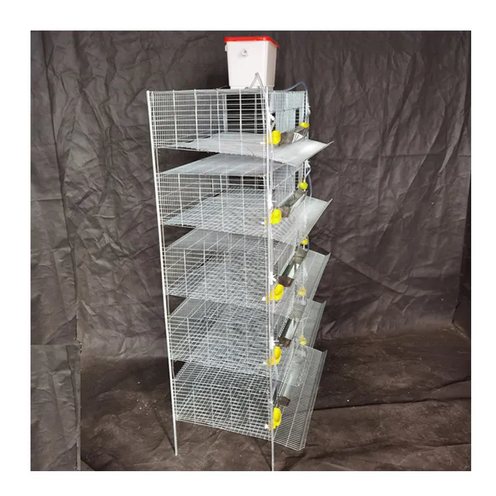 Cages de caille en forme de H pour la production d'œufs, cages à batterie d'une capacité de 360 cailles à vendre