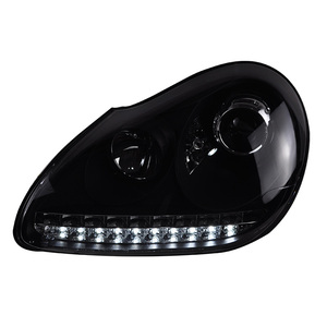 ชุดไฟหน้าสำหรับชุดประกอบไฟหน้าแบบ LED สำหรับรุ่น03-06 Porsche Cayenne Cayenne06เลนส์ไฟกลางวันแบบ LED