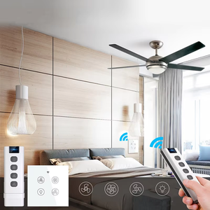LEDEAST WS-EU-FL Tuya Wifi RF433ファンランプスイッチ天井ファンスピードコントローラーニュートラル & ライブワイヤーEUウォールボックススマートホーム用 - Product Image 4