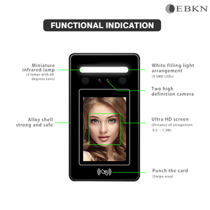 Multi-Language Face Cloud Based Online <strong>Access</strong> <strong>Control</strong> Punch Clock Biometric Attendance <strong>System</strong> for School - Product Image 3