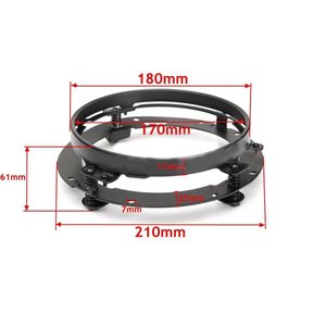 7 inç yuvarlak far yüzük montaj braketi har-ley davi-dson Softail Touring <span class=keywords><strong>FLD</strong></span> motosiklet 7 inç <span class=keywords><strong>Led</strong></span> far montaj