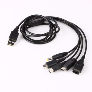 สายชาร์จ USB แบบ5 In 1คุณภาพสูง,สำหรับ Nintendo DS Lite NDS For GameBoy Advance GBA SP สาย USB สำหรับ PSP - Product Image 2