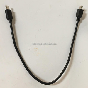 Mikro USB erkek Mini USB 5 Pin erkek dönüşüm adaptör kablosu Canon kamera Tablet için USB OTG kablo 30cm - Product Image 3
