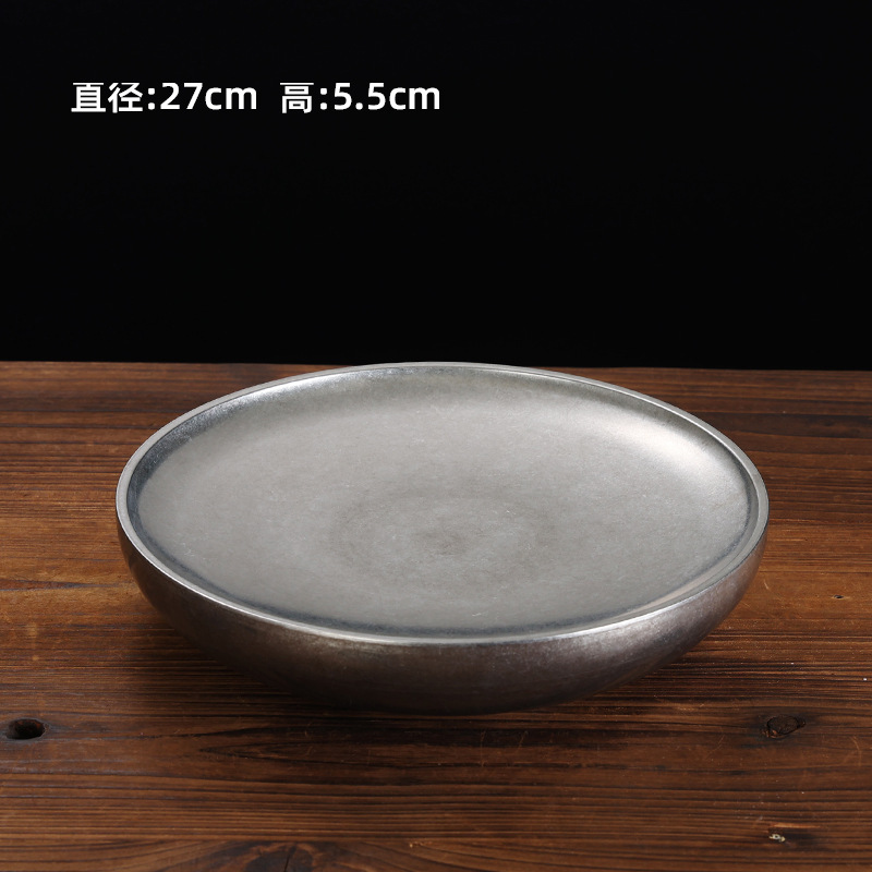 Round ice tray (cold-resistant tray) (snowflake sand)