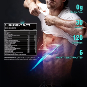 Suplemen Gummy elektrolit Herbal bebas gula Premium UNTUK dewasa hidrasi Cepat pemulihan otot wanita hamil - Product Image 5