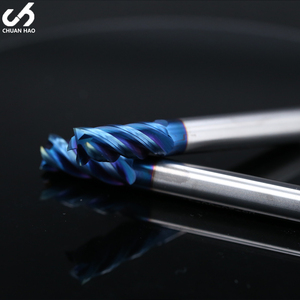 CH fabrika özelleştirilmiş Tungsten çelik katı karbür kare CNC freze 2 flüt 4 flüt Flute hrchrc65 Metal freze kesicisi - Product Image 6