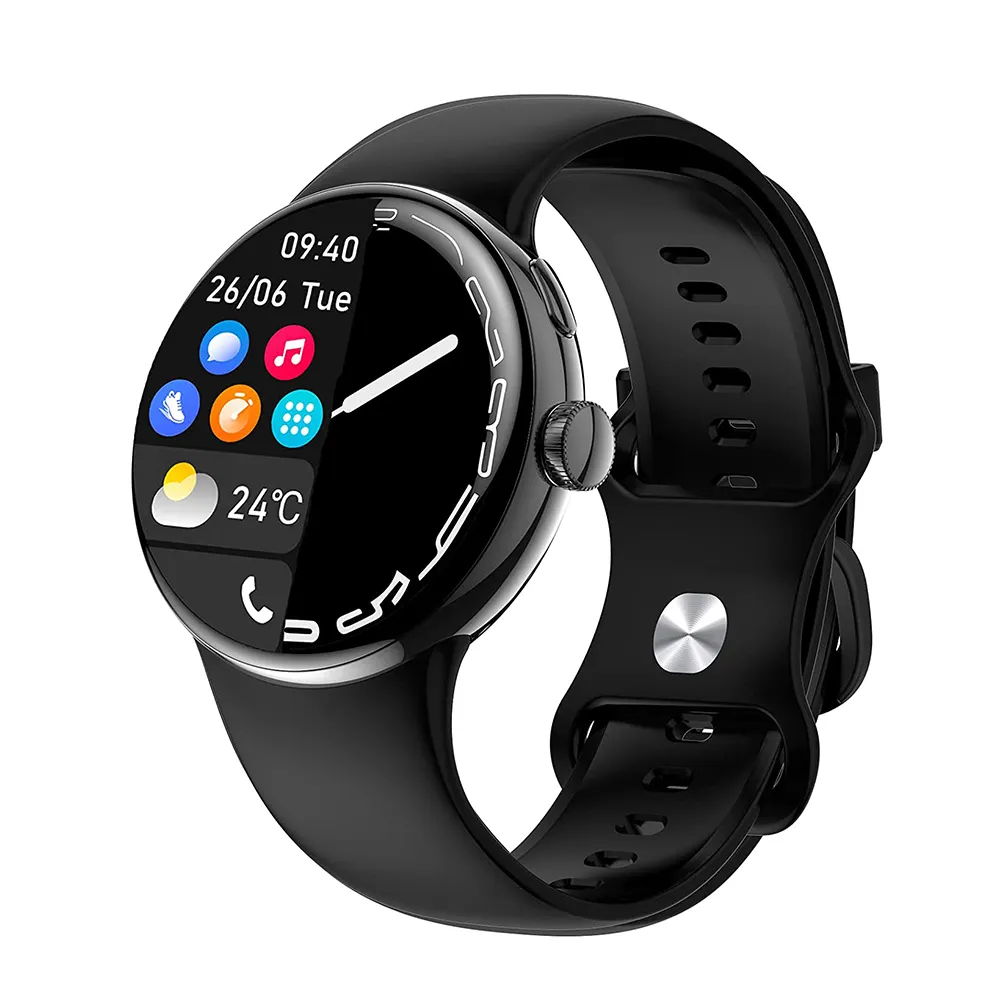 Reloj inteligente 2024 con pantalla Amoled, reloj Pixel para hombres y mujeres, Monitor de ritmo cardíaco para dormir, Reloj Inteligente Google Watch