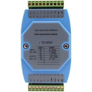 高精度4チャンネル<span class=keywords><strong>AO</strong></span>モジュール0-10V 4-20mA出力<span class=keywords><strong>Modbus</strong></span> <span class=keywords><strong>RTU</strong></span> PLCオートメーション制御用Taihua機器モデルTD-4024 - Product Image 3