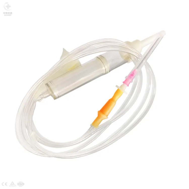 Low Price Pvc Material Medical Blood Iv Giving Sets Blood Transfusion Device Sterile Blood Transfusion Set With Needle