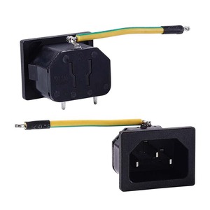 3ピンAC PCBソケットIEC C13/C14回路基板はんだ付け装置04 AC充電出力コネクタプラグ3コンセント電気プラグ - Product Image 2
