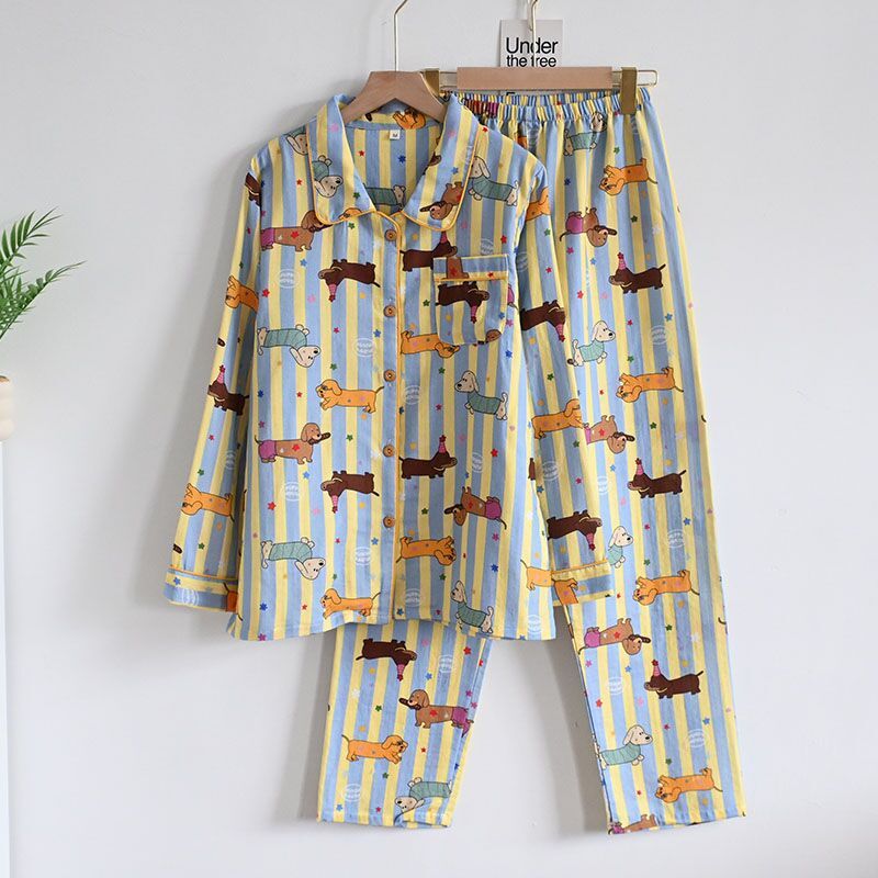 Vintage dachshund long coat with lapel