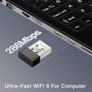 USB WiFi 6アダプターデスクトップPC AX286 WiFiネットワークカード2.4GHz无料Windows 7/10/11 802.11axドライバーワイヤレスネットワーク - Product Image 2