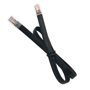 RJ45电缆8P8C连接器26AWG 8芯以太网线1m类5e模块化插头扁平UTP - Product Image 5