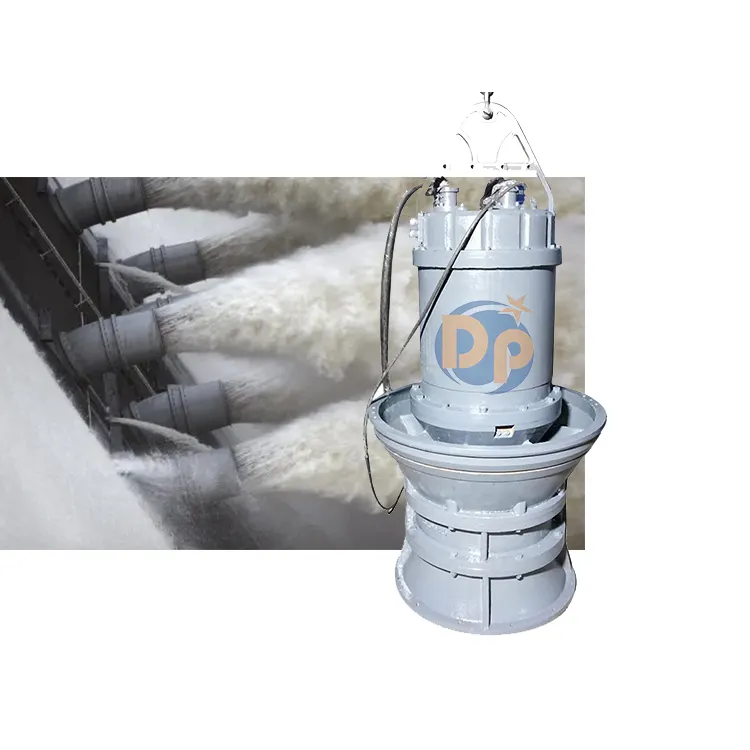 Pompe à eau submersible à débit axial à faible tête Qz pompe à volute à débit mixte