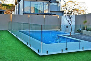 Balcony Railing <strong>Pvc</strong> and Glass with Spigot Design Glass Balustrade - Product Image 4