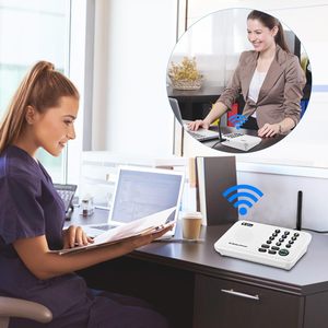Intercomunicadores inalámbricos para el hogar, rango de 1 milla, sistema de intercomunicación inalámbrico de 10 canales para el hogar, oficina de negocios